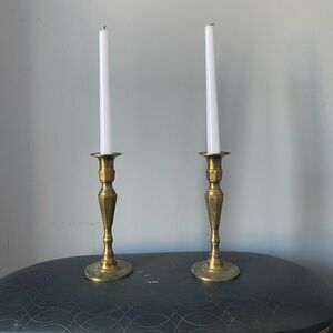 Set of Brass Candle Sticks